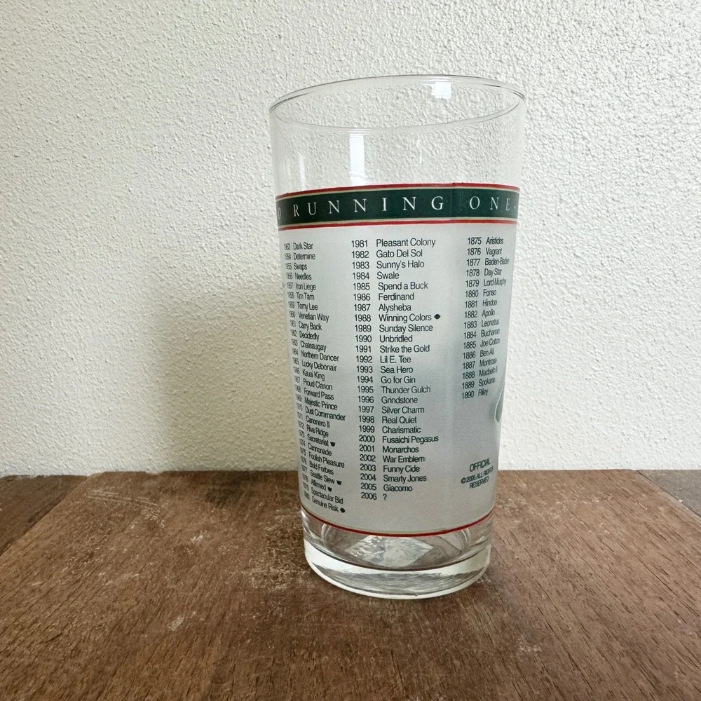 2006 Kentucky Derby Churchill Downs 132nd Race Collectible‎ Mint Julep Glass
